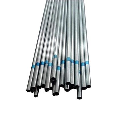 Tubulação de aço galvanizada da tubulação SS400 20mm-457mm do zinco círculo revestido estirado a frio