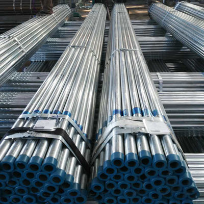 16Mn A53 galvanizou o tubo do círculo do MS Hot Dipped Galvanised da tubulação de aço