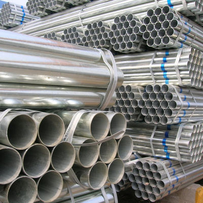 16Mn A53 galvanizou o tubo do círculo do MS Hot Dipped Galvanised da tubulação de aço