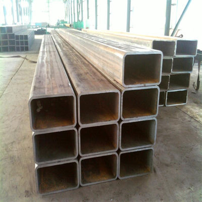 Seção da caixa da tubulação de aço carbono 20x20 de Q235 ERW 30x30 50x50 para a construção